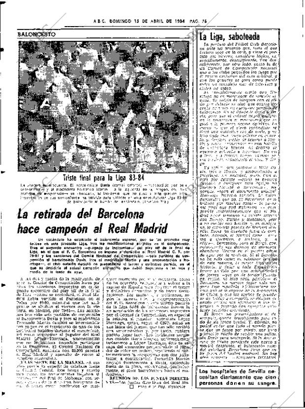 ABC SEVILLA 15-04-1984 página 76