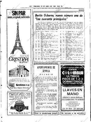 ABC SEVILLA 15-04-1984 página 78
