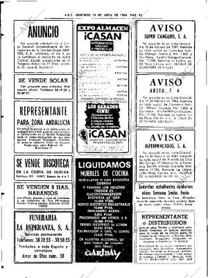 ABC SEVILLA 15-04-1984 página 92