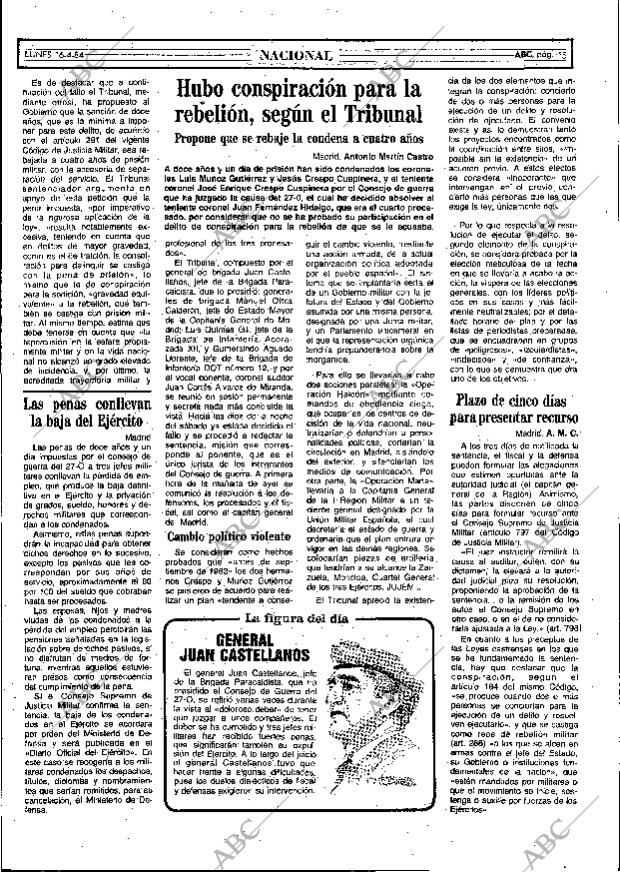ABC MADRID 16-04-1984 página 15