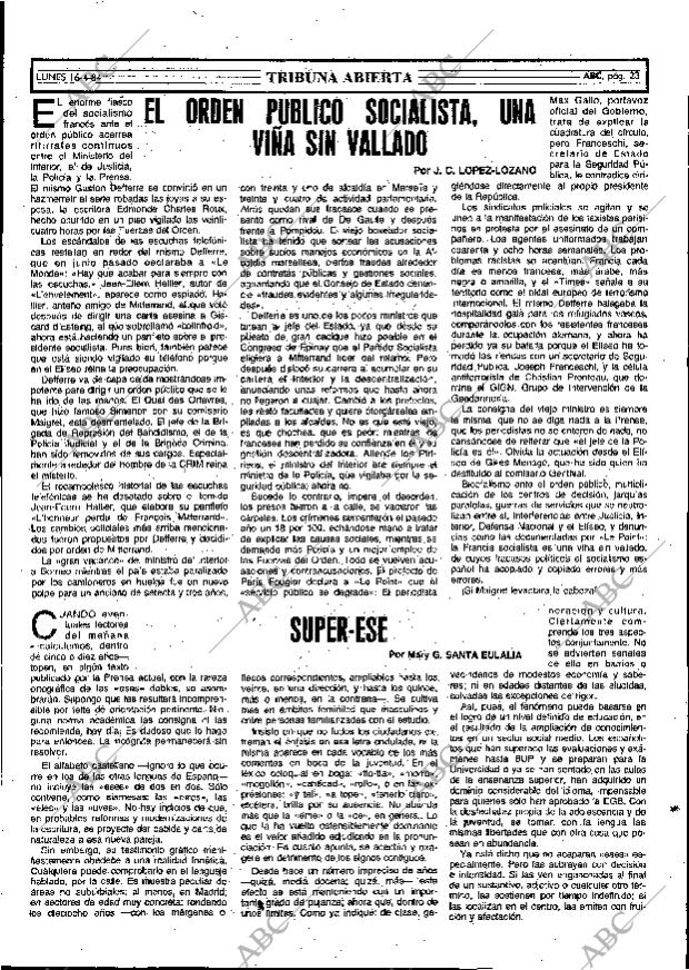 ABC MADRID 16-04-1984 página 21
