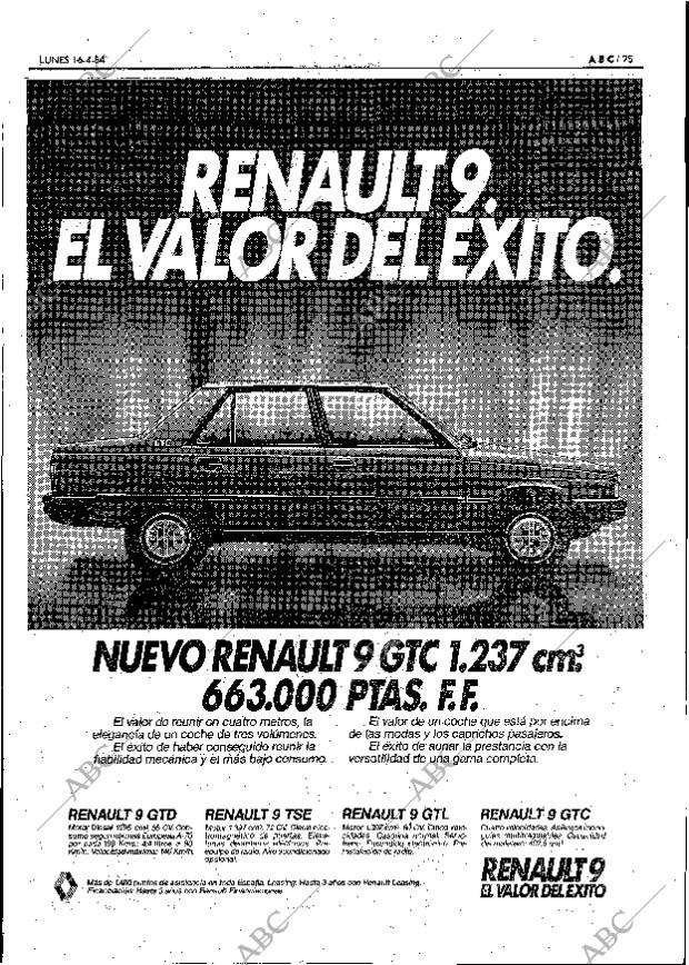 ABC MADRID 16-04-1984 página 23