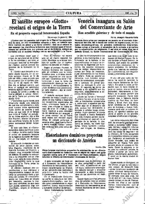 ABC MADRID 16-04-1984 página 27