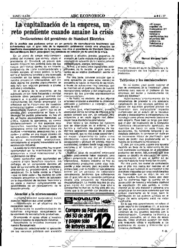 ABC MADRID 16-04-1984 página 35