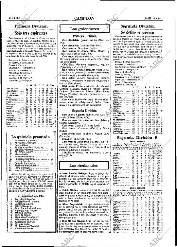 ABC MADRID 16-04-1984 página 46