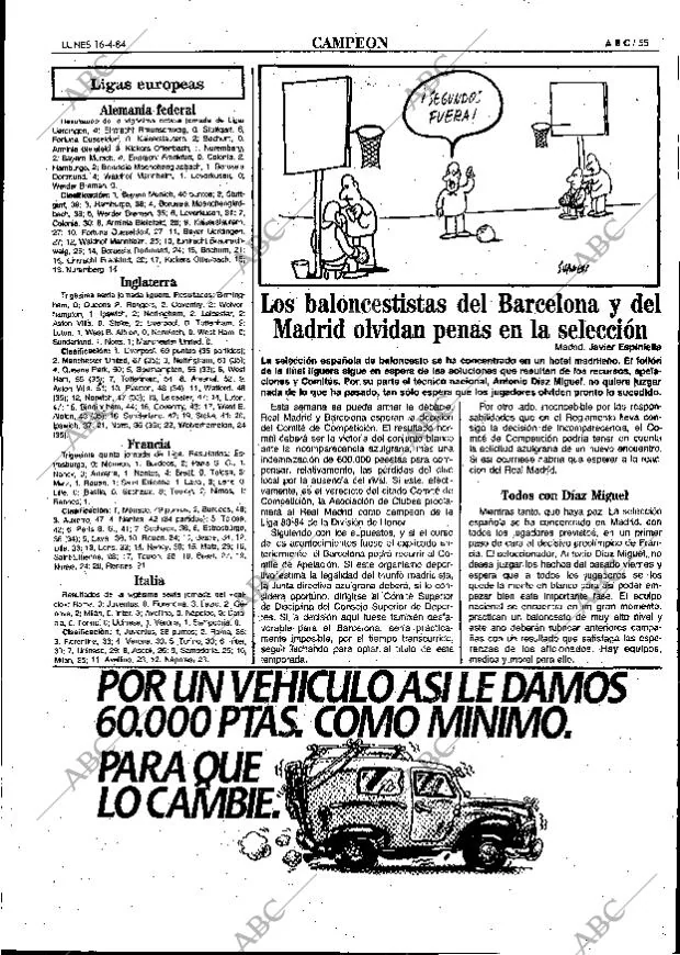 ABC MADRID 16-04-1984 página 53