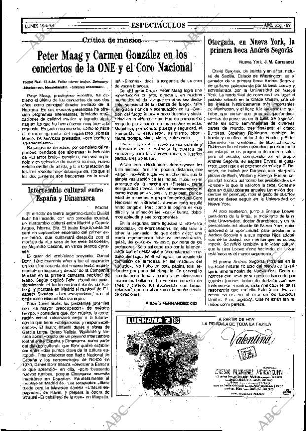 ABC MADRID 16-04-1984 página 57