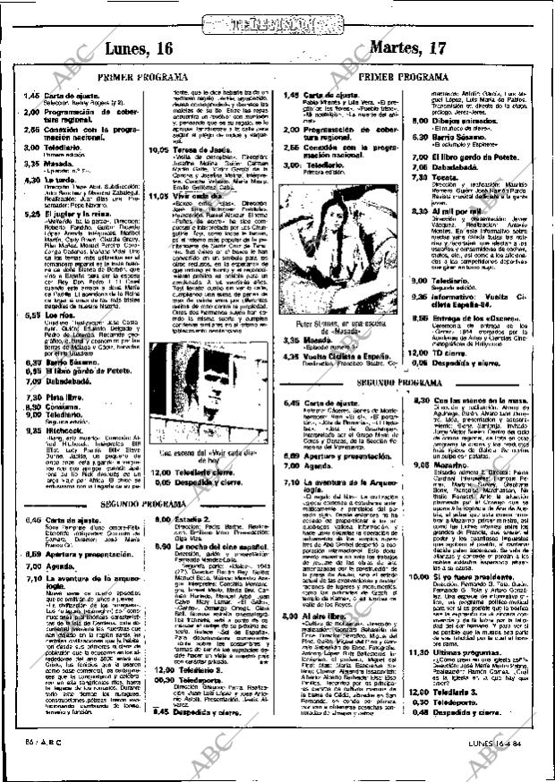 ABC MADRID 16-04-1984 página 84