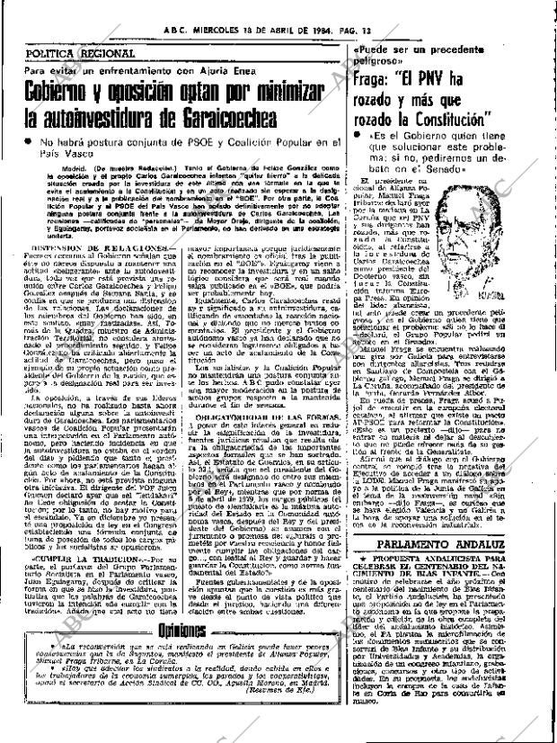 ABC SEVILLA 18-04-1984 página 13