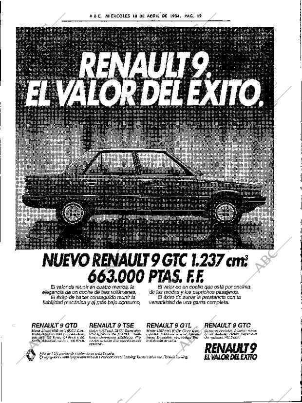 ABC SEVILLA 18-04-1984 página 19
