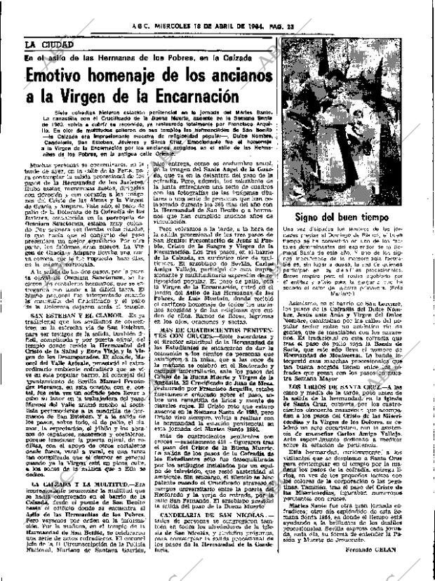 ABC SEVILLA 18-04-1984 página 23