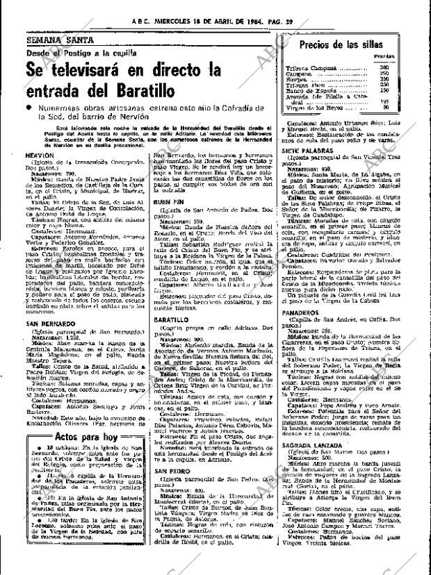 ABC SEVILLA 18-04-1984 página 29