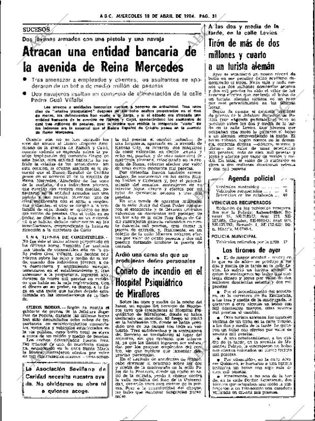 ABC SEVILLA 18-04-1984 página 31