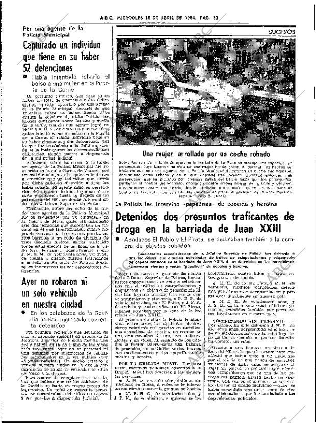 ABC SEVILLA 18-04-1984 página 32