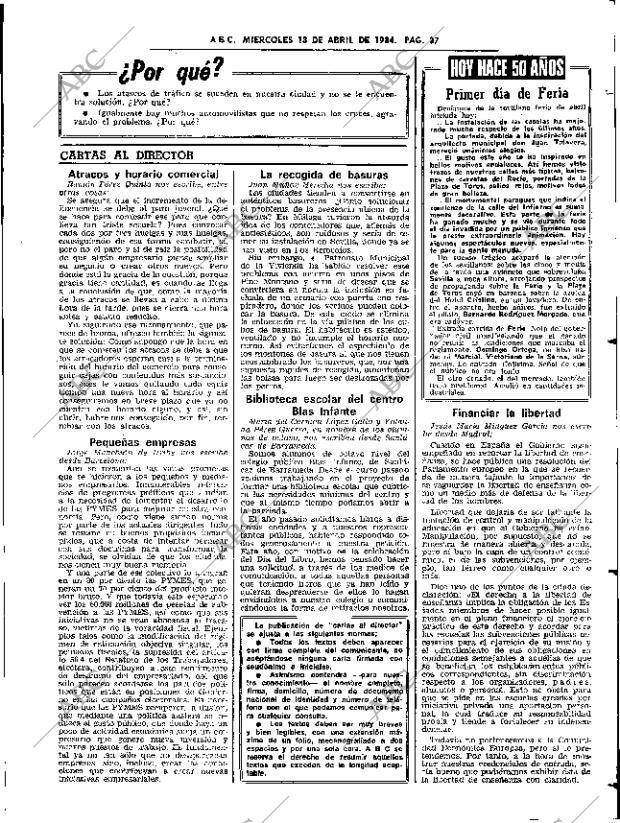 ABC SEVILLA 18-04-1984 página 37