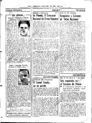 ABC SEVILLA 18-04-1984 página 44