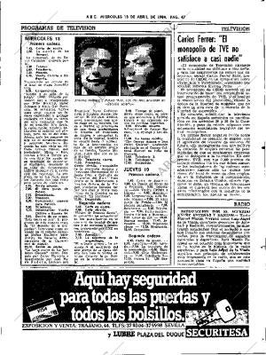 ABC SEVILLA 18-04-1984 página 47