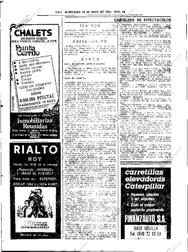 ABC SEVILLA 18-04-1984 página 48