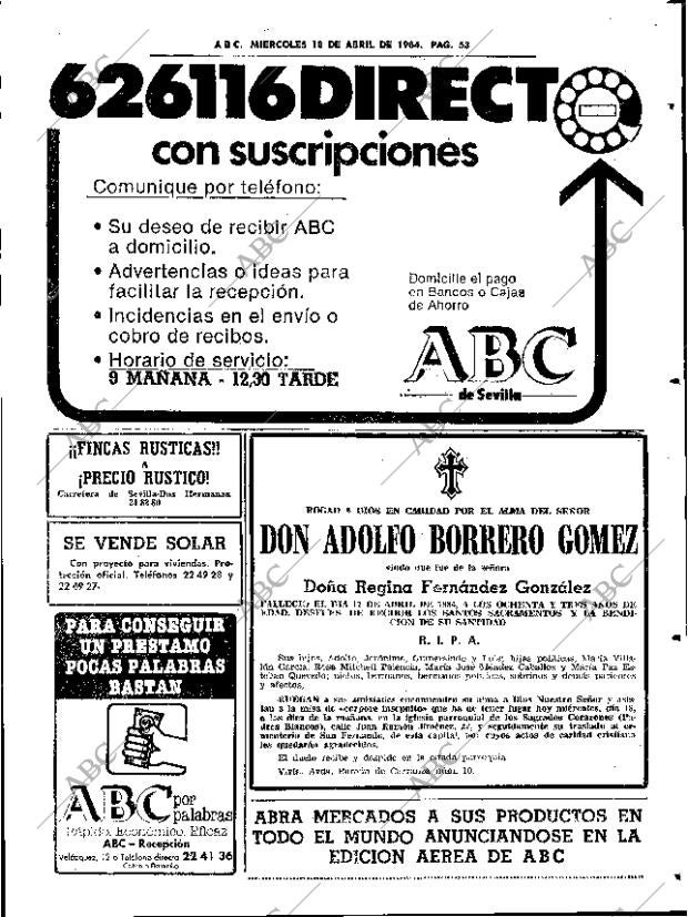 ABC SEVILLA 18-04-1984 página 53