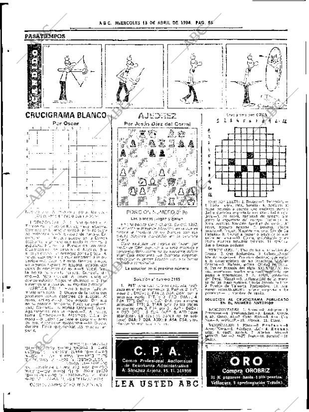 ABC SEVILLA 18-04-1984 página 56