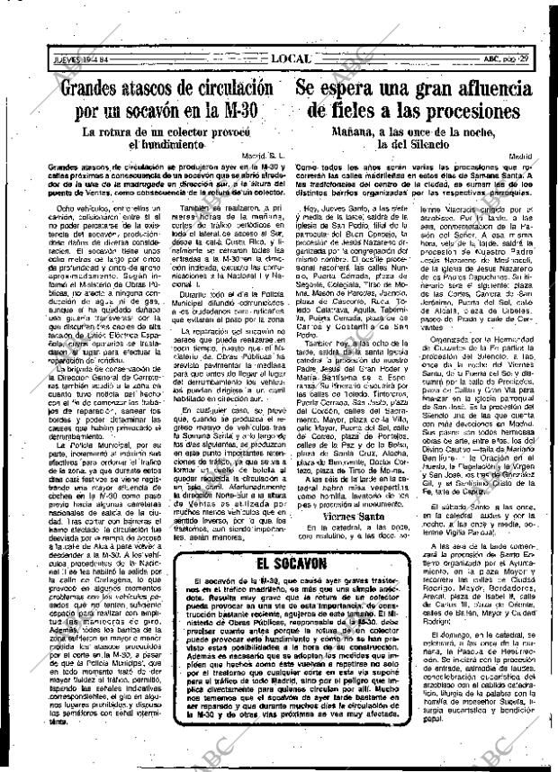 ABC MADRID 19-04-1984 página 29