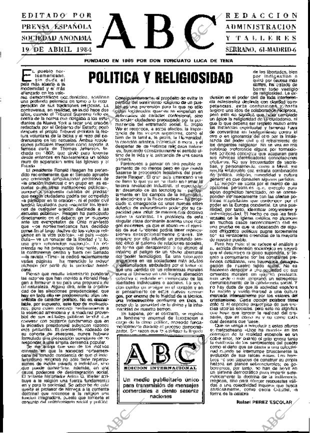 ABC MADRID 19-04-1984 página 3
