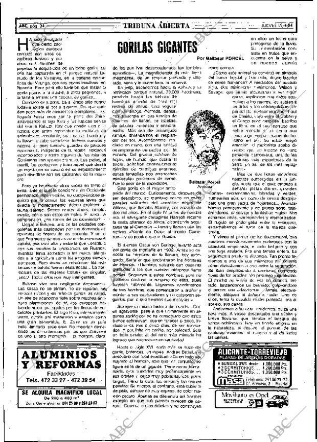 ABC MADRID 19-04-1984 página 34