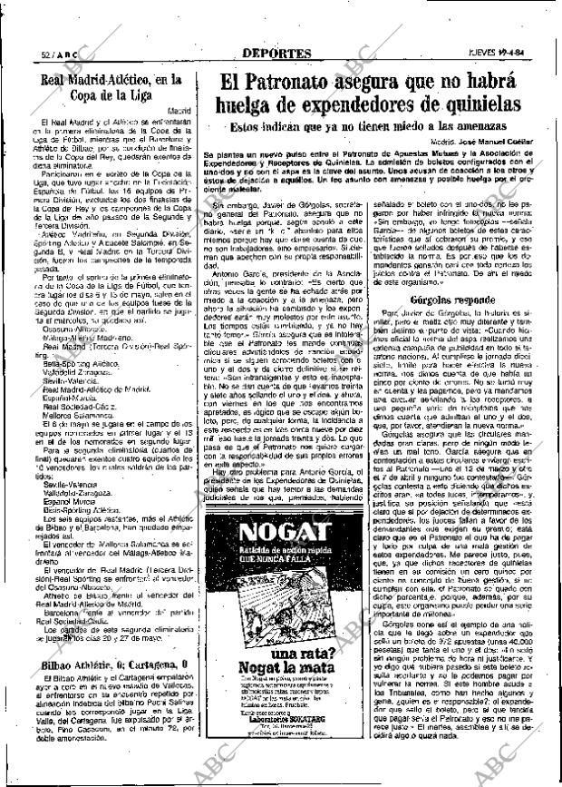 ABC MADRID 19-04-1984 página 52