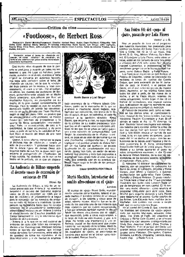 ABC MADRID 19-04-1984 página 56