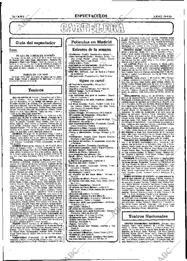 ABC MADRID 19-04-1984 página 58