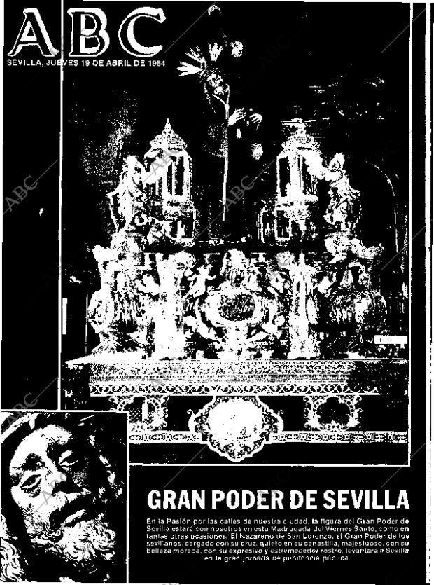 ABC SEVILLA 19-04-1984 página 1