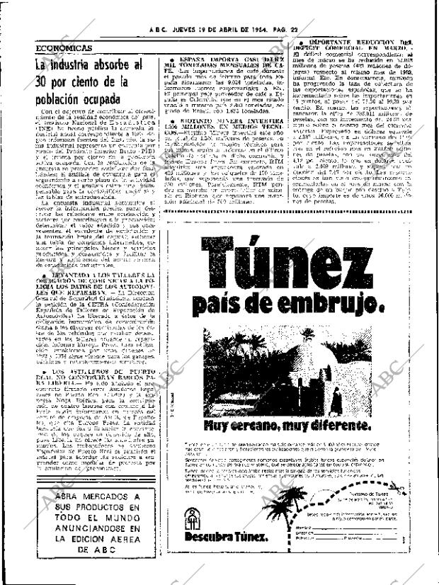 ABC SEVILLA 19-04-1984 página 22