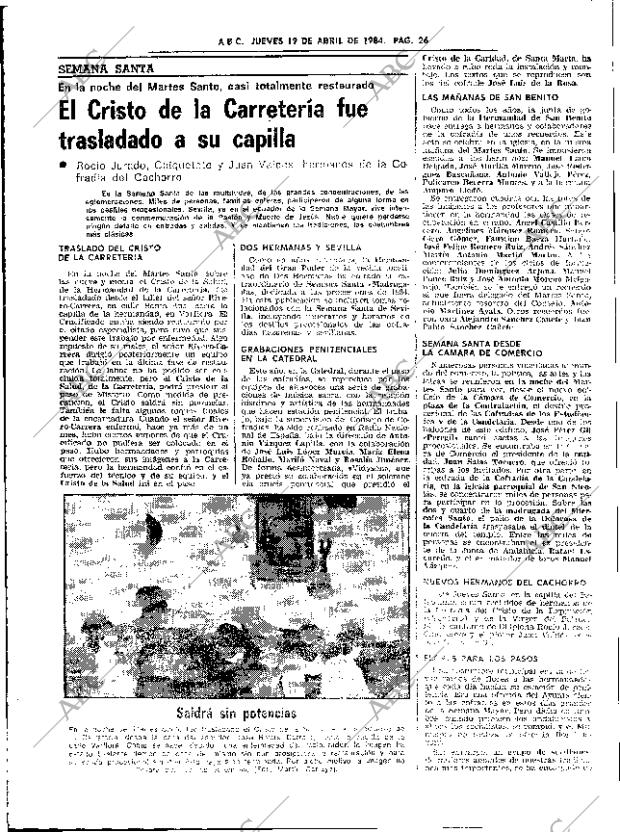 ABC SEVILLA 19-04-1984 página 26