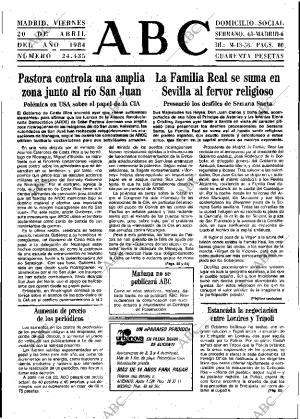 ABC MADRID 20-04-1984 página 9