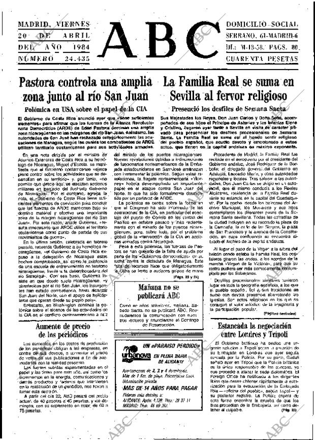 ABC MADRID 20-04-1984 página 9