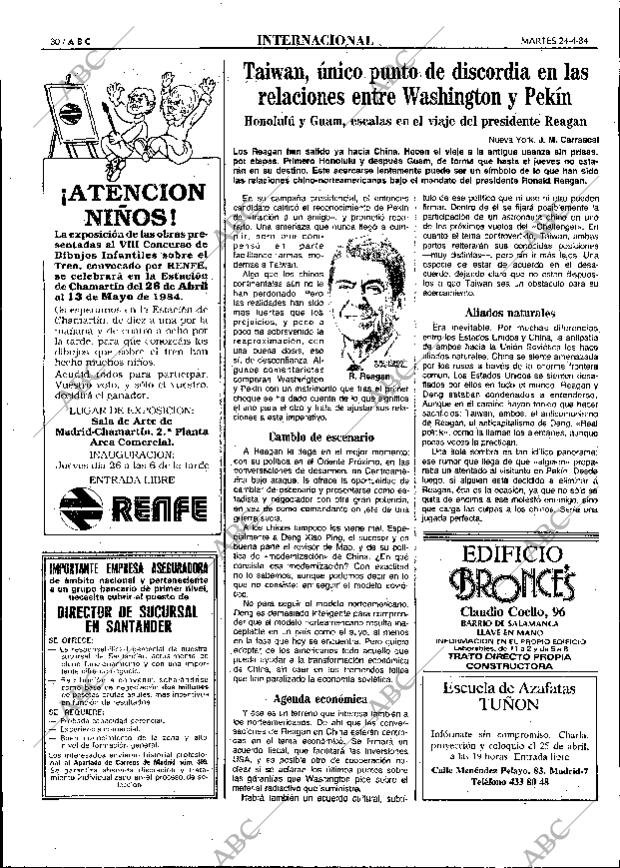 ABC MADRID 24-04-1984 página 30