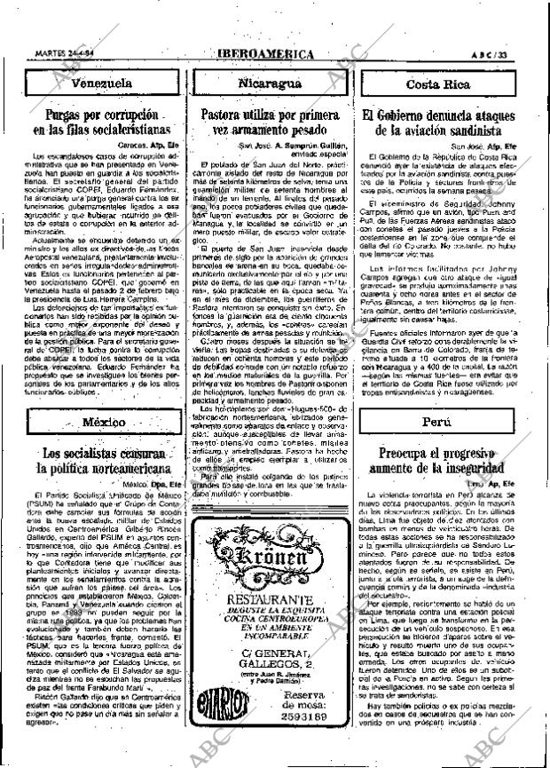 ABC MADRID 24-04-1984 página 33