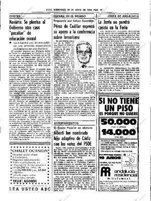ABC SEVILLA 25-04-1984 página 19