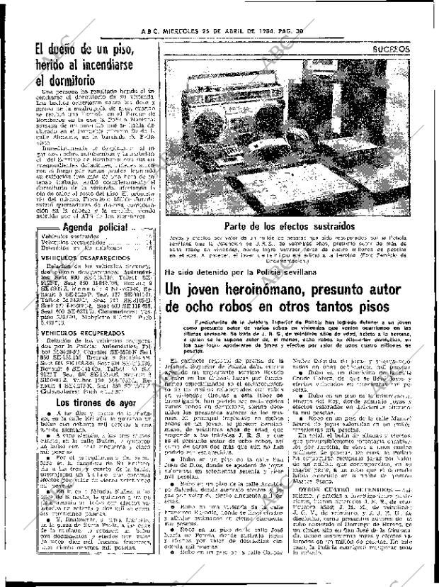 ABC SEVILLA 25-04-1984 página 30