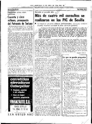 ABC SEVILLA 25-04-1984 página 36