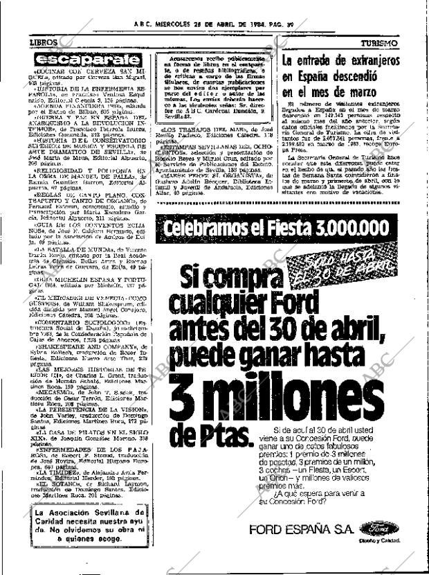 ABC SEVILLA 25-04-1984 página 39