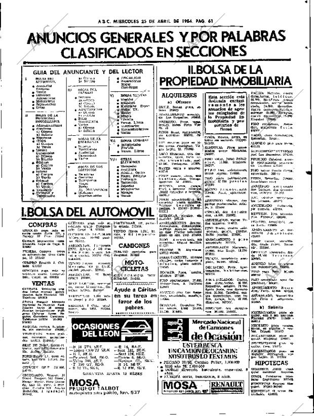 ABC SEVILLA 25-04-1984 página 61