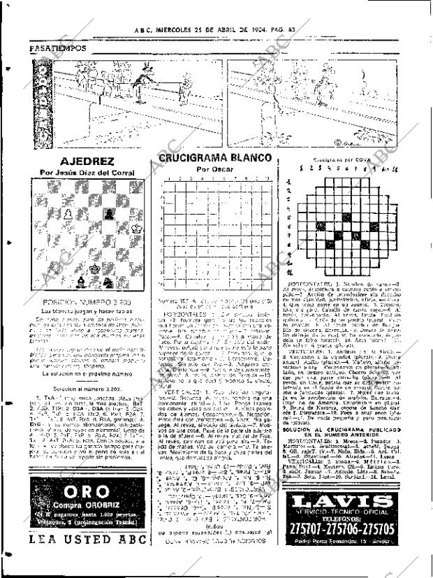 ABC SEVILLA 25-04-1984 página 68