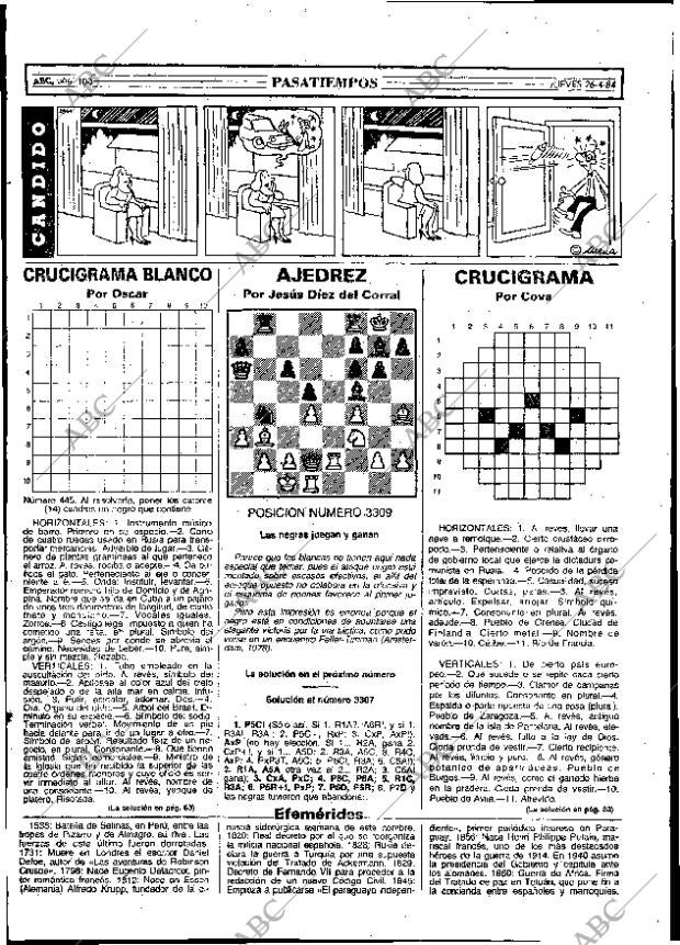 ABC MADRID 26-04-1984 página 100