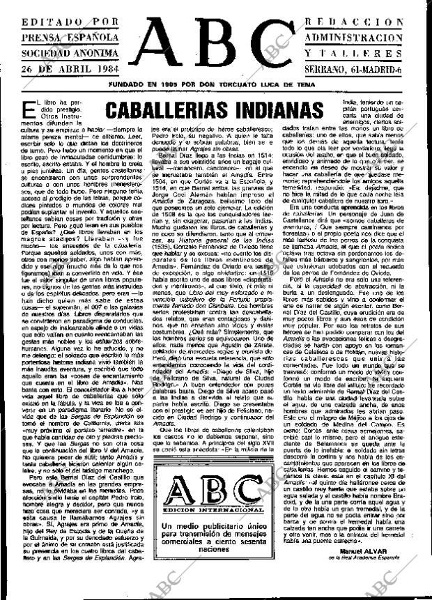 ABC MADRID 26-04-1984 página 3