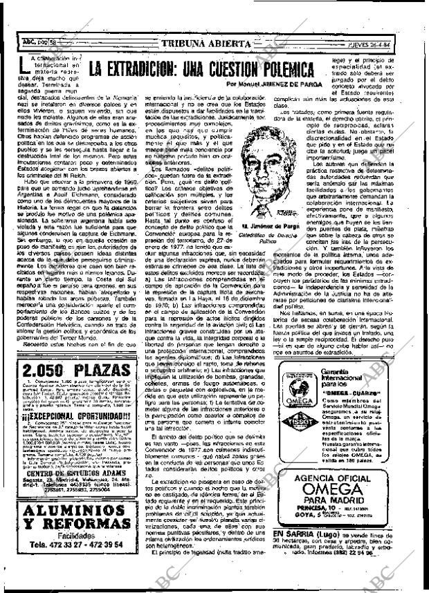 ABC MADRID 26-04-1984 página 58