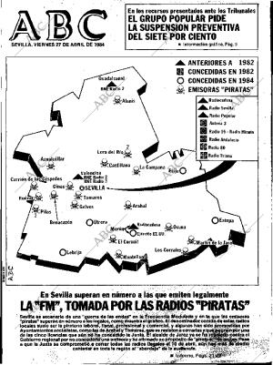 ABC SEVILLA 27-04-1984 página 1