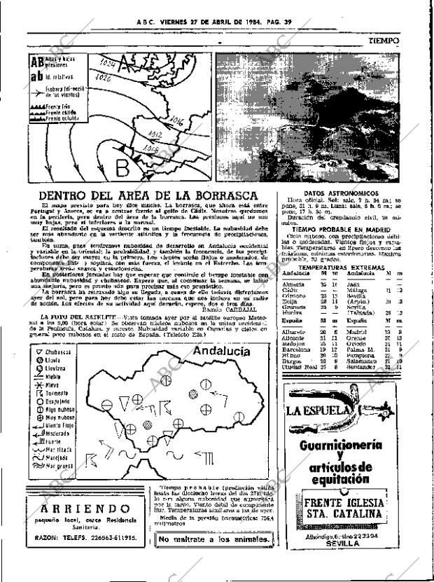 ABC SEVILLA 27-04-1984 página 39