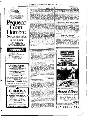 ABC SEVILLA 27-04-1984 página 46