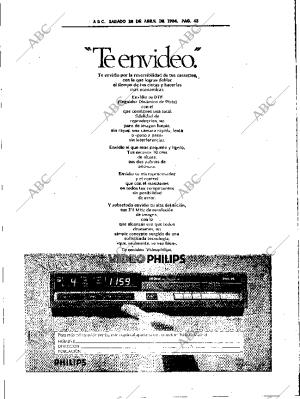 ABC SEVILLA 28-04-1984 página 43